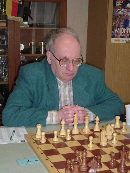 IM Günther Möhring bei der Meisterklasse 2005, wo er mit 5 aus 9 den 6. Platz erreichte. Es sollte seine letzte sein.