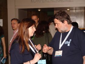 Uwe bei der DJEM 2010 in Oberhof (Trainer vor Ort, zusammen mit Bettina)